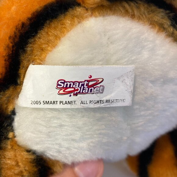 Vintage Smart Planet Tiger Stuffed Plush Radio Speaker 2005 Tested 10" Rare - Picture 4 of 11